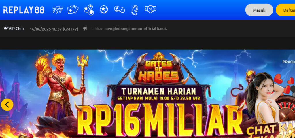 Replay88 Situs Scam - Bukti dan Ulasan Lengkap » Nagagg Tampilan promo Replay88 yang diduga situs scam oleh pengguna